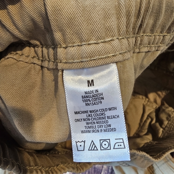 Aeropostale Men's Size Medium Tan Cargo Jogger Pull On Pockets Casual - Picture 5 of 9